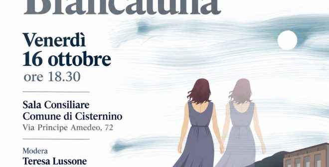 Chicca Maralfa a Cisternino per presentare il suo ultimo romanzo “Biancaluna”