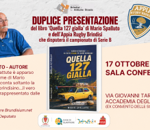 Una serata per il rugby brindisino: libro e presentazione dell’Appia Rugby