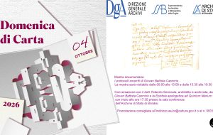 Domenica di Carta: l’Archivio di Stato di Brindisi propone un’iniziativa sul notaio Giovan Battista Casmirio