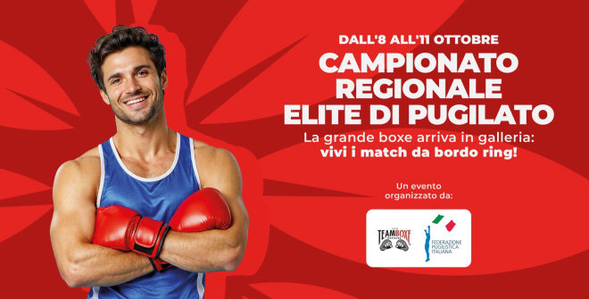 Da oggi al Centro Commerciale Appia Antica il Campionato Regionale Elite di Pugilato