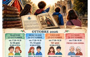 Biblioteca Giovanni XXIII: dal 13 al 15 ottobre tre incontri pilota per bambini e ragazzi con fumetto, gioco e CAA