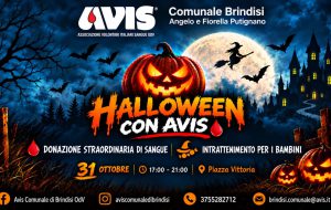 Halloween con Avis: sabato 31 donazione di sangue in Piazza Vittoria