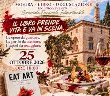 Domenica 25 ottobre Giusy Casale presenta a Villa Neviera il romanzo “Eat Art. Love, Food & altre illusioni”