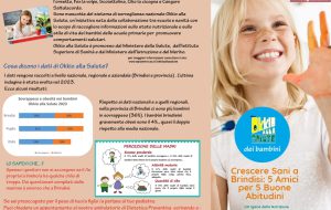 Crescere sani a Brindisi: per l’Obesity Day 5 amici per 5 buone abitudini