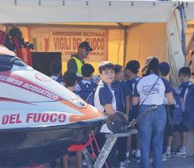 Snim 2026 grande afflusso di visitatori nello stand dei VV.F. insieme all’A.N.VV.F. sez. di Brindisi