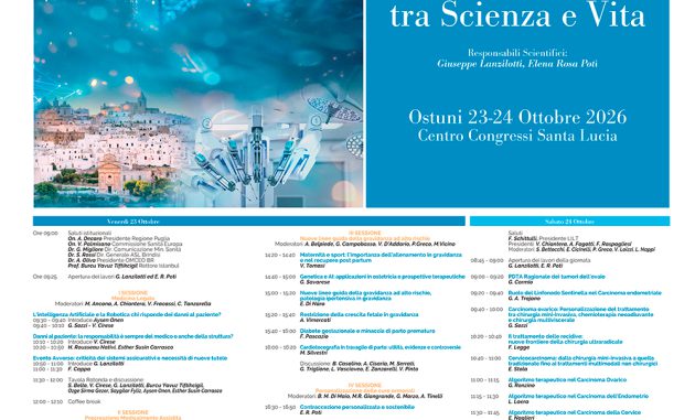 Sanità, a Ostuni due giornate su ginecologia, fertilità e responsabilità medica