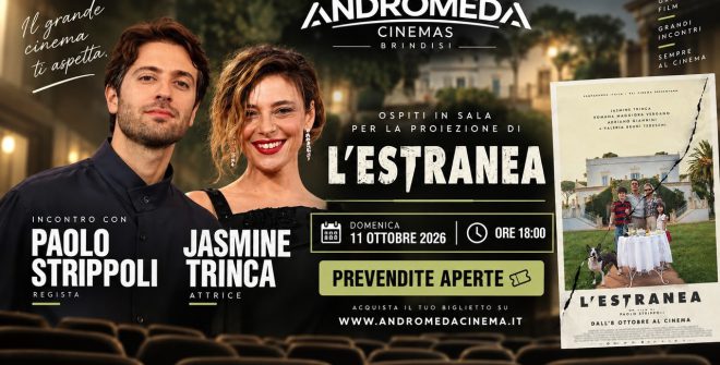 Andromeda cinema: domenica 11 Paolo Strippoli e Jasmine Trinca incontrano il pubblico per L’Estranea