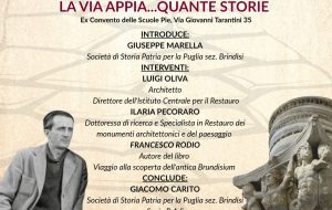 A Brindisi un incontro dedicato alla Via Appia e alle sue storie
