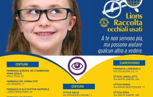 “Dona i tuoi occhiali usati”: il Lions Club Ostuni Città Bianca rinnova il suo impegno per la solidarietà e il diritto alla vista
