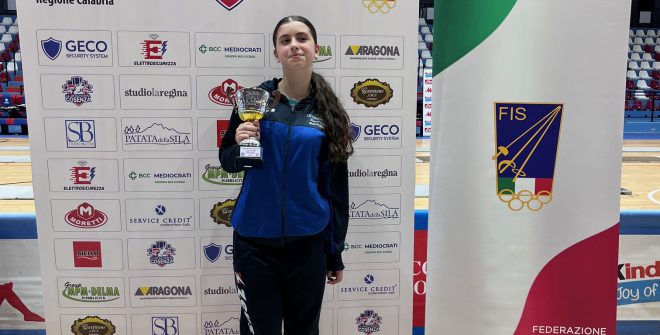 Lame Azzurre Brindisi sul podio a Rende: splendido bronzo per Martina Zezza