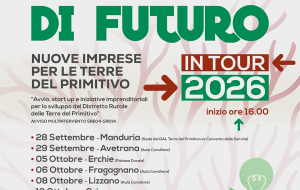Radici di Futuro: il tour del GAL Terre del Primitivo domani arriva a Oria