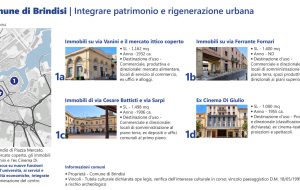 Dal recupero degli immobili alla rigenerazione del centro urbano, Brindisi città pilota